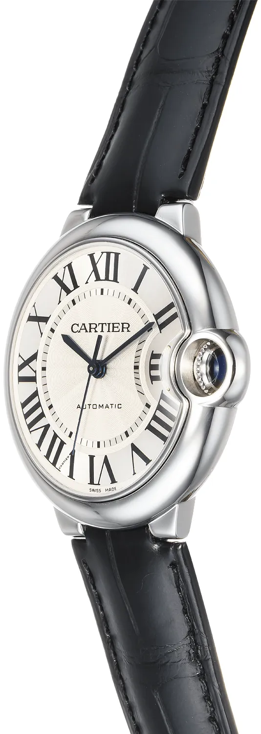 Cartier Ballon Bleu W69017Z4 36mm Stainless steel White 1