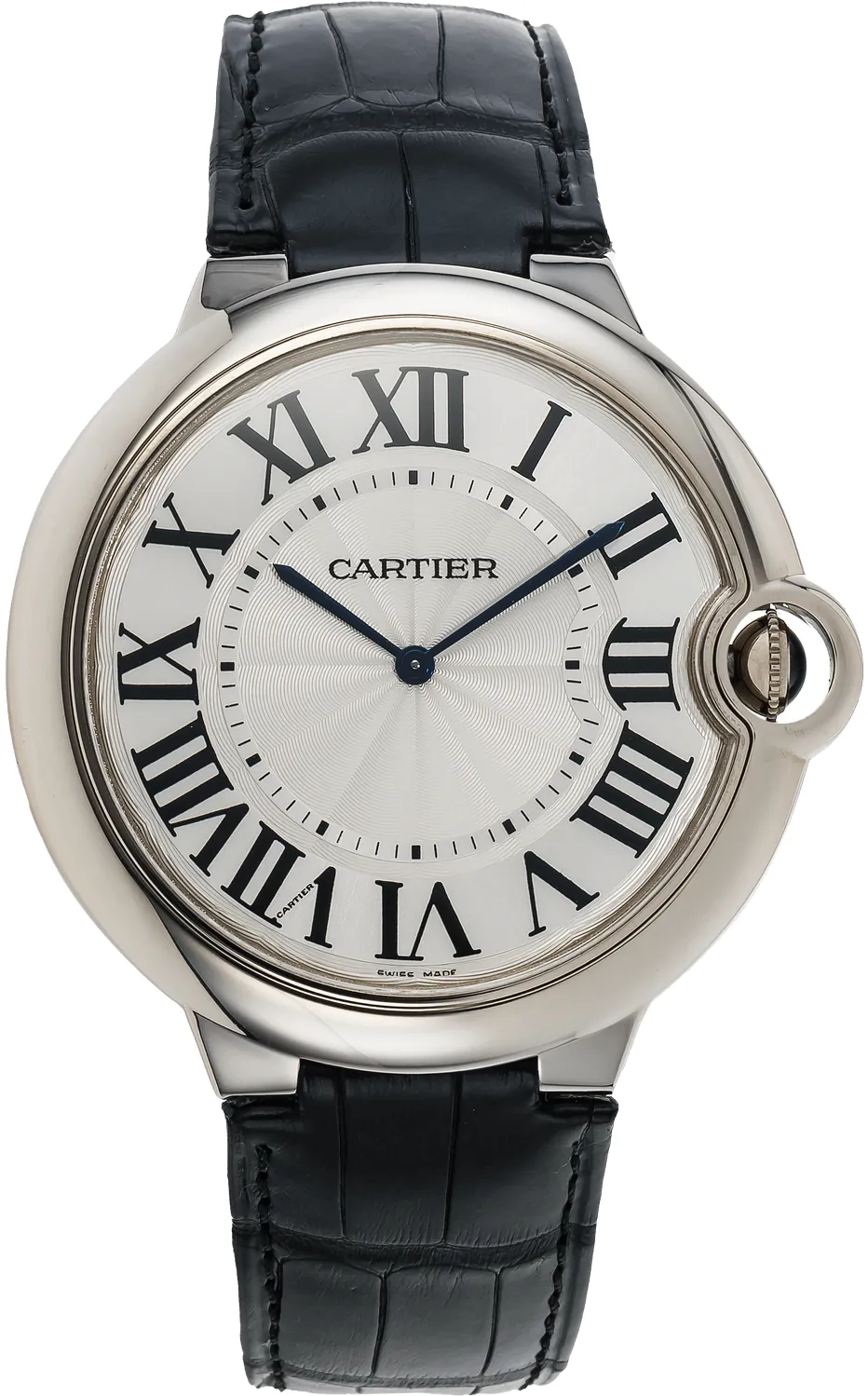 Cartier Ballon Bleu 44mm W6920055 46mm White gold Silver Gray