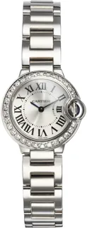 Cartier Ballon Bleu 28mm WE9003Z3 28mm White gold Silver