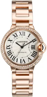 Cartier Ballon Bleu WE9005Z3 Rose gold Silver Gray