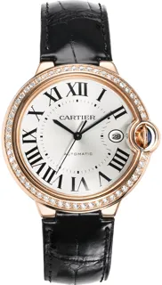 Cartier Ballon Bleu WJBB0035 Rose gold Silver