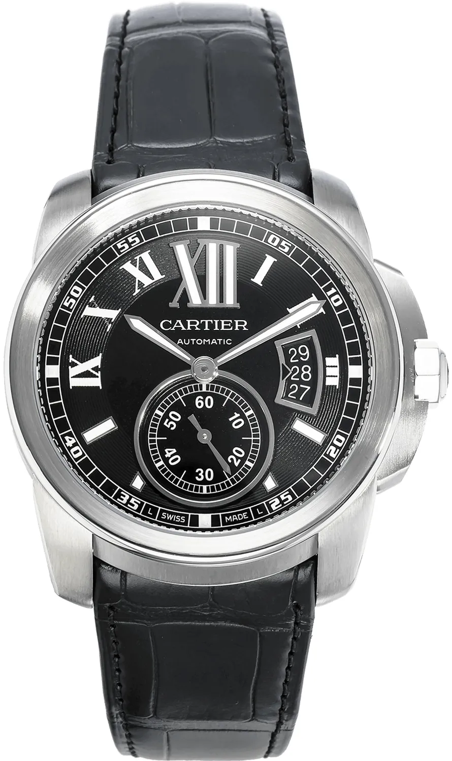 Cartier Calibre de Cartier W7100041 42mm Stainless steel Black