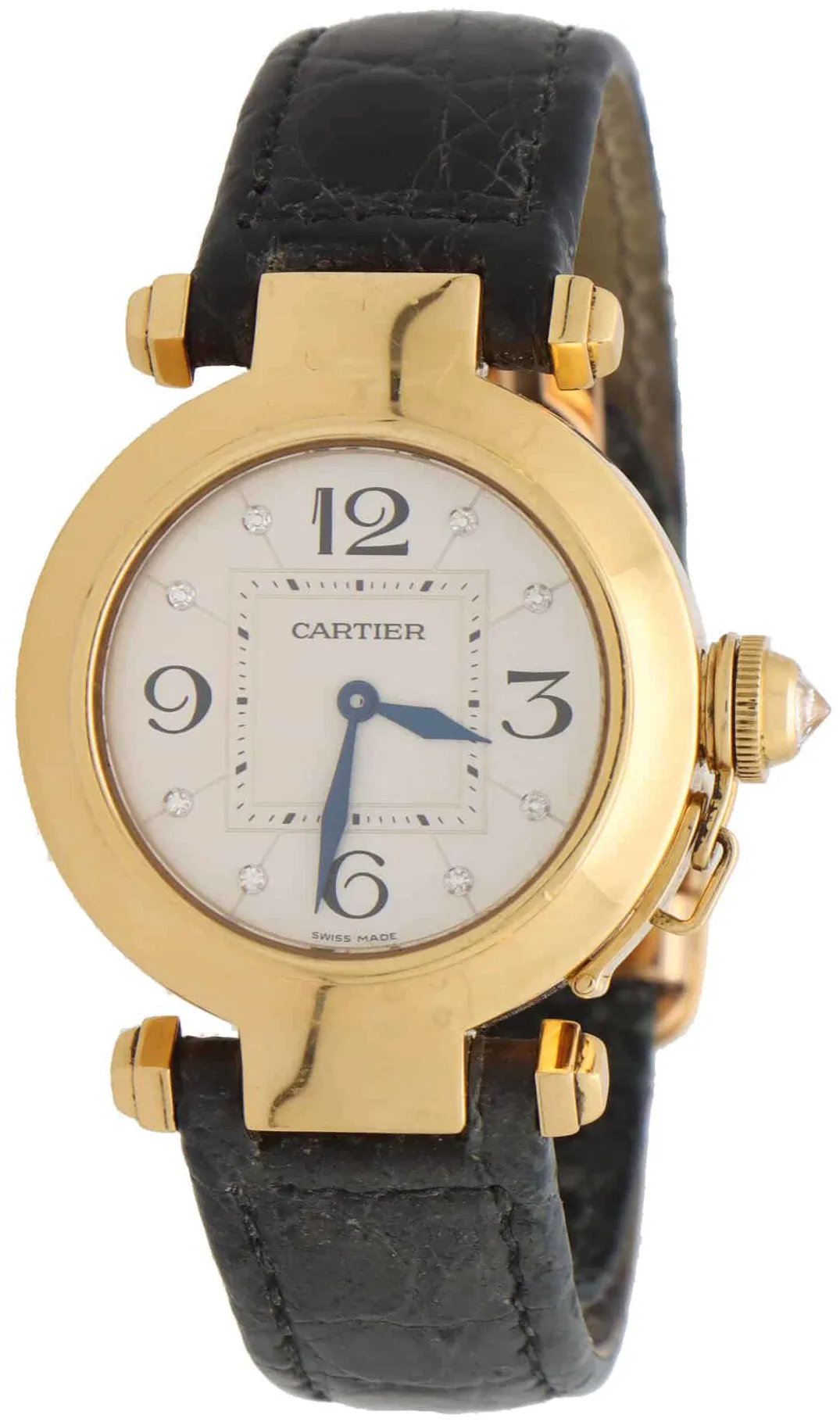 Cartier Pasha 2811 32mm Yellow gold Silver 1