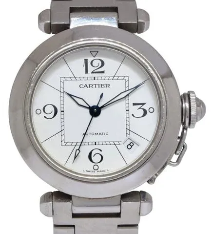 Cartier Pasha C 2324 35mm Stainless steel White 1