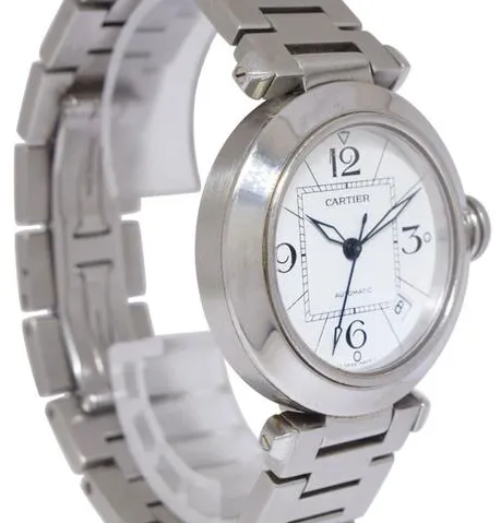 Cartier Pasha C 2324 35mm Stainless steel White 5