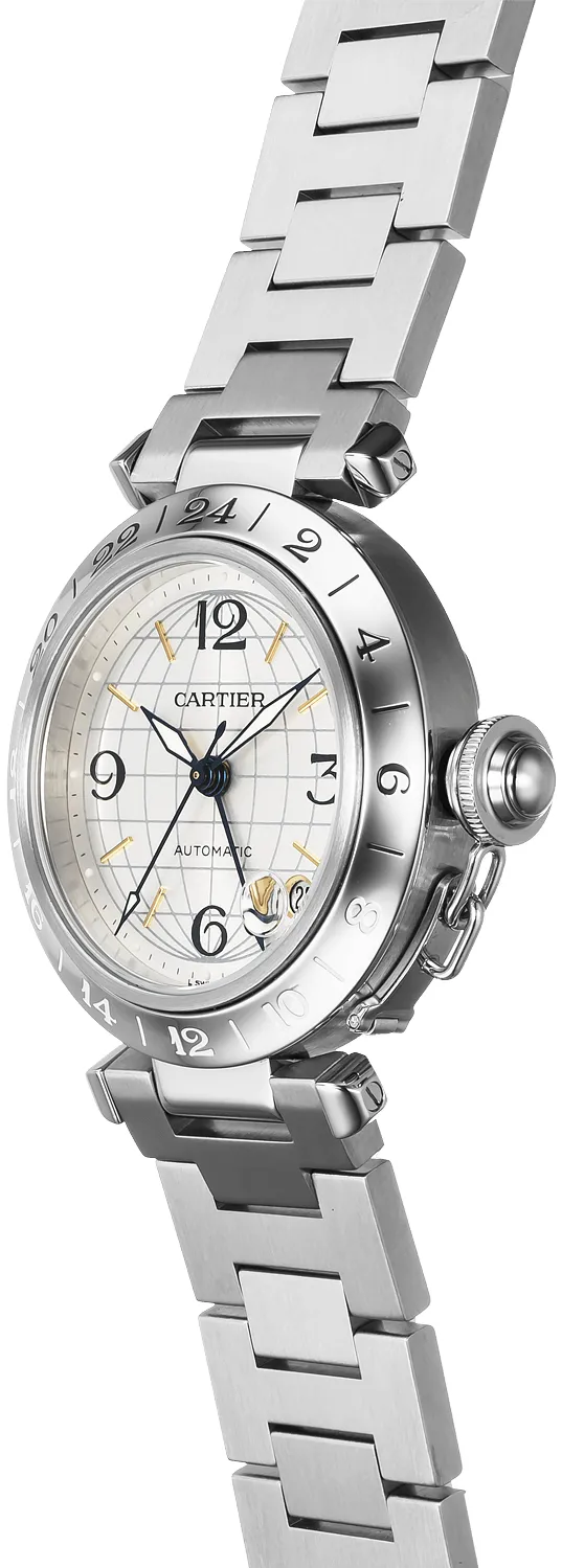 Cartier Pasha C W31029M7 35mm Stainless steel Silver Gray 2