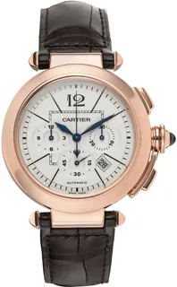 Cartier Pasha W3019951 Rose gold Silver