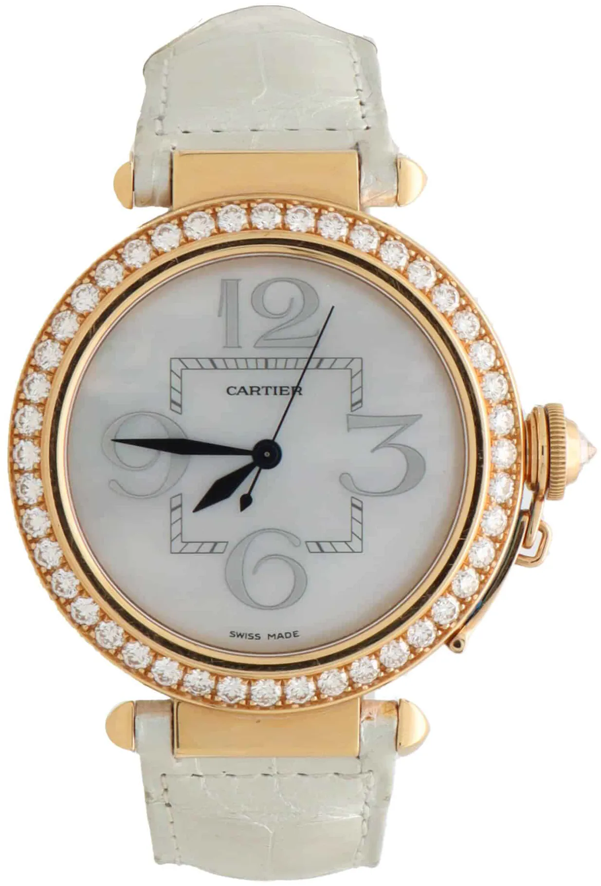 Cartier Pasha 42mm Rose gold Mother-of-pearl