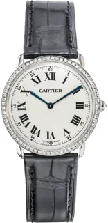 Cartier Ronde Louis WD600251 White gold Silver Gray