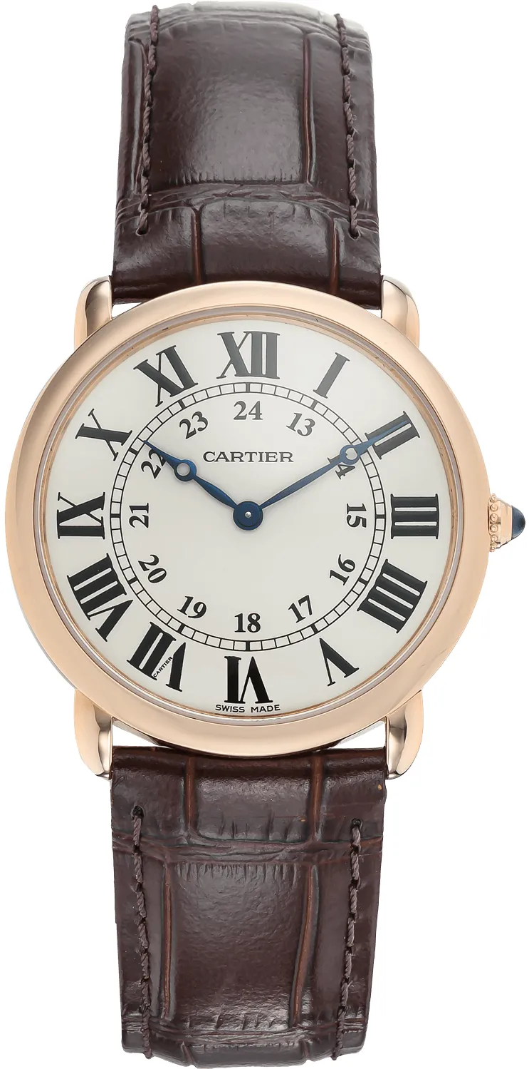 Cartier Ronde de Cartier W6800251 36mm Rose gold Silver Gray