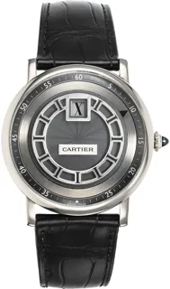 Cartier Rotonde W1553851 White gold Silver