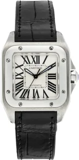 Cartier Santos W20106X8 Stainless steel Silver Gray