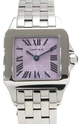 Cartier Santos Demoiselle W2510002 Stainless steel Purple