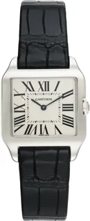 Cartier Santos W2009451 White gold Silver Gray