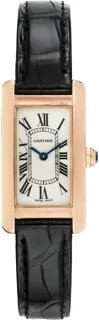 Cartier Tank Américaine W2607456 Rose gold Silver Gray