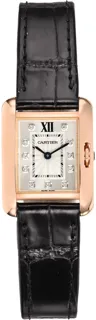 Cartier Tank Anglaise WJTA0007 Rose gold Silver