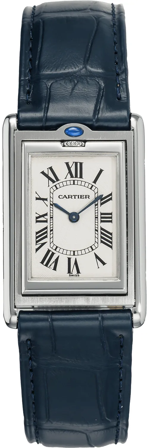 Cartier Tank Basculante Mécanique W1011358 31mm Stainless steel Silver Gray