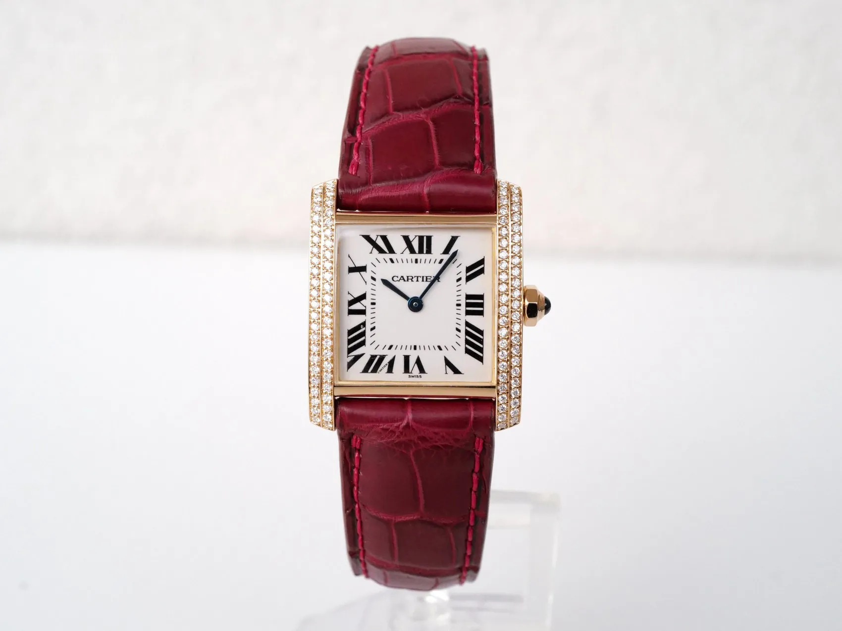 Cartier Tank Française 1821 25mm Yellow gold White