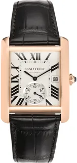 Cartier Tank W5330001 Rose gold Silver