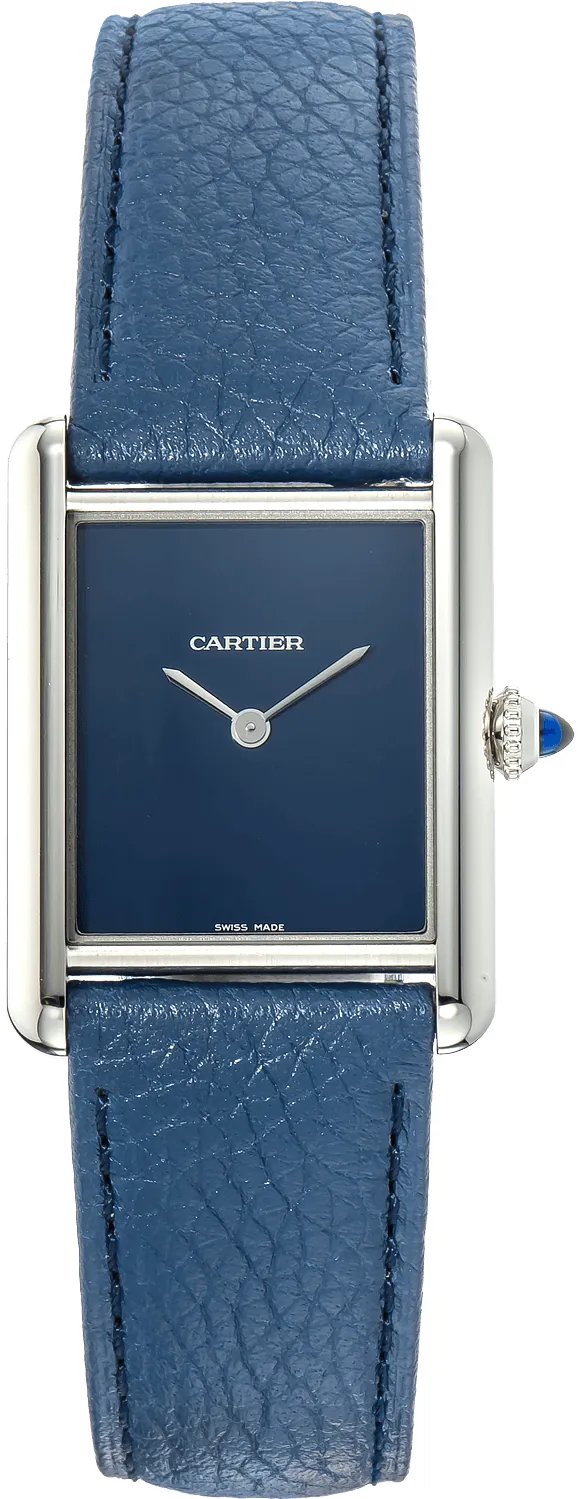 Cartier Tank Must WSTA0055 26mm Stainless steel Blue