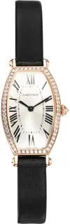 Cartier Tonneau WE400331 Rose gold Silver