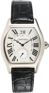 Cartier Tortue W1556233 White gold Silver