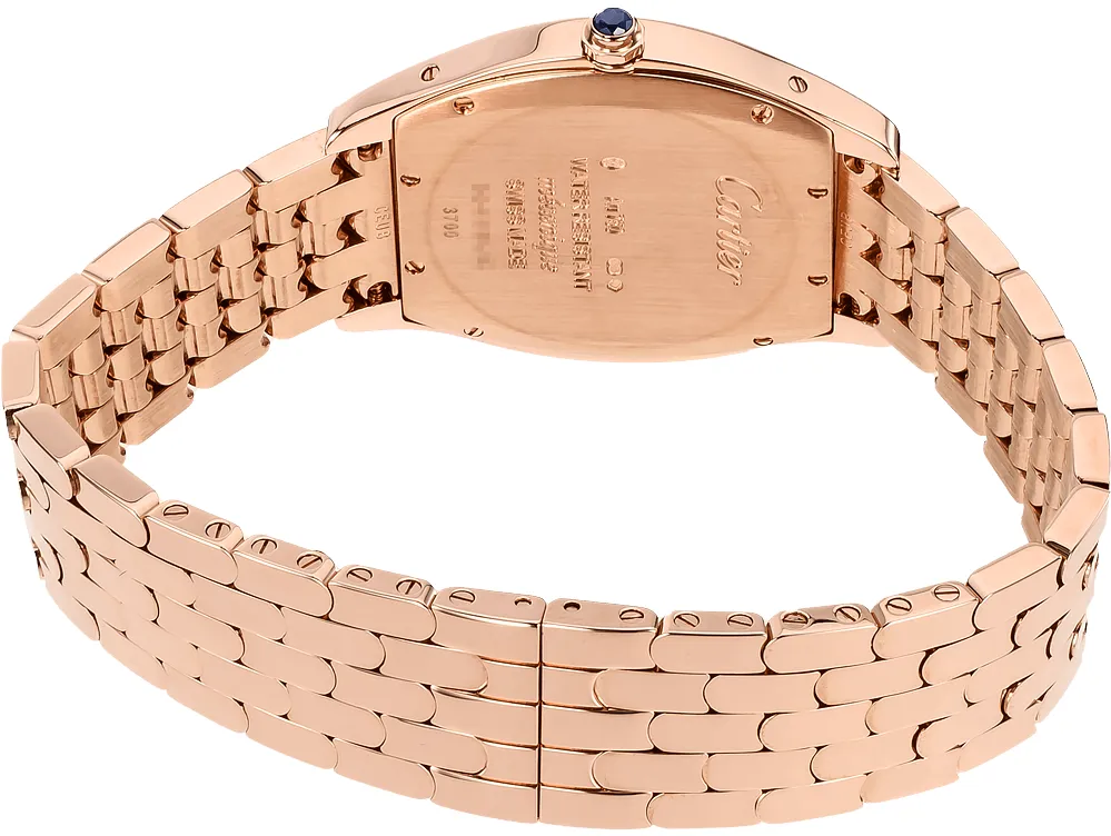 Cartier Tortue W1556366 31mm Rose gold Silver Gray 4