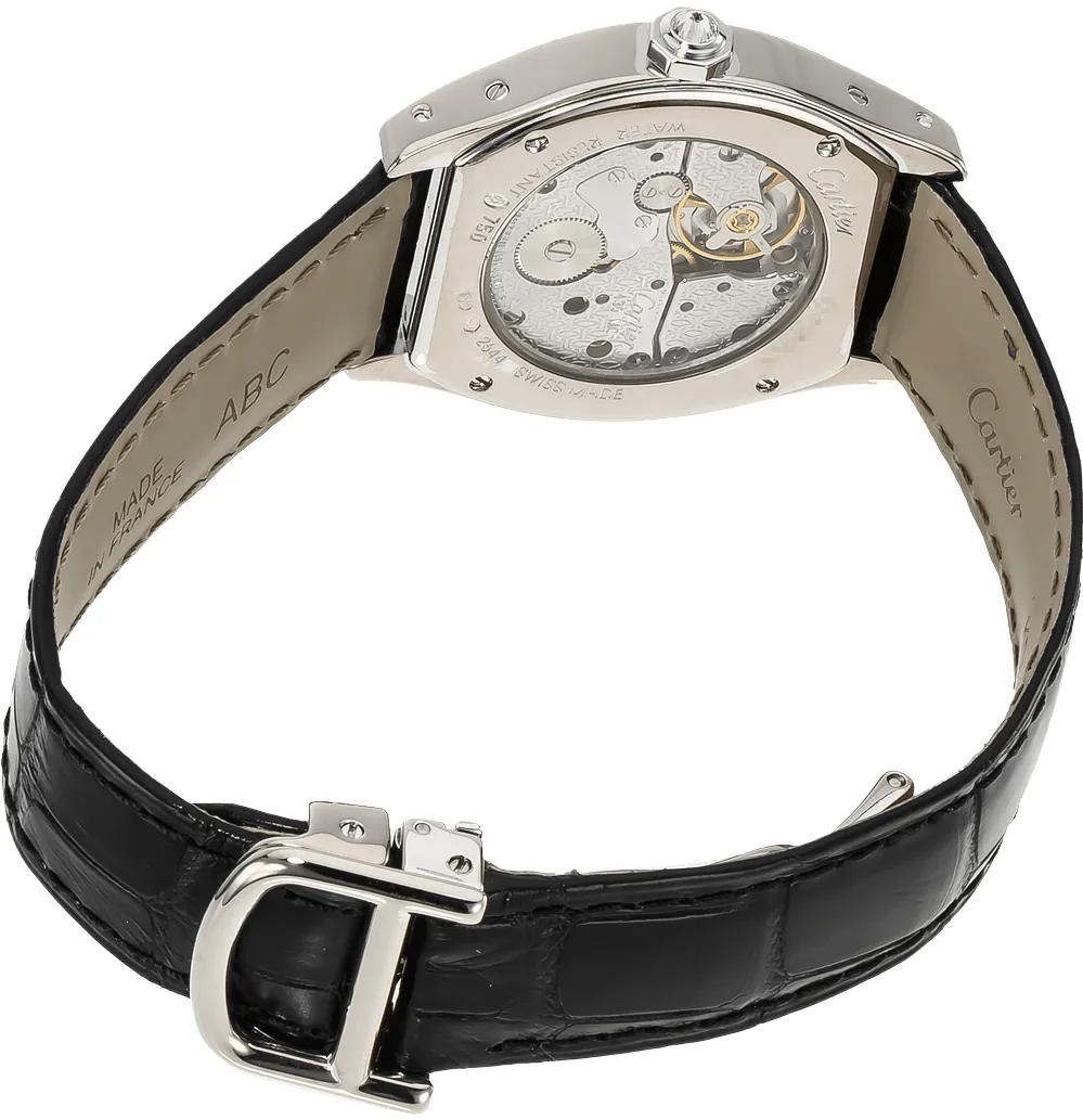 Cartier Tortue WA507231 26mm White gold Silver Gray 2