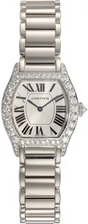 Cartier Tortue WA5072W9 White gold Silver