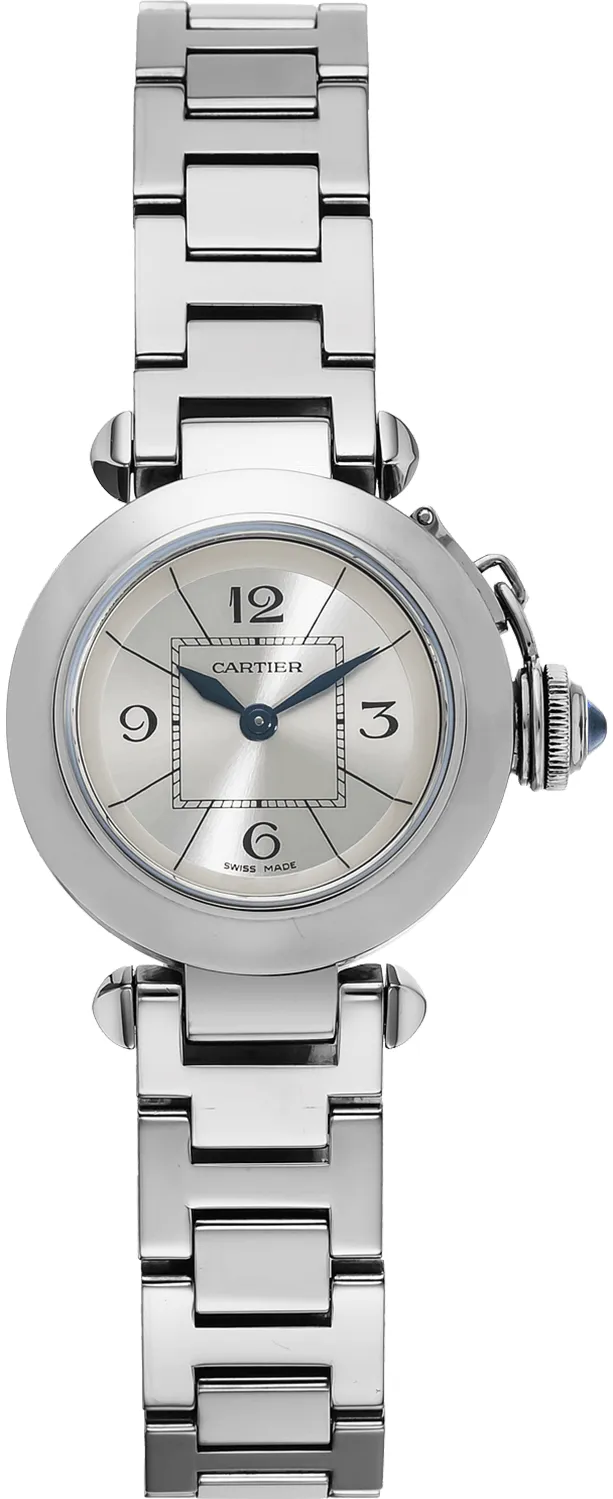 Cartier Miss Pasha W3140007 27mm Stainless steel Silver Gray