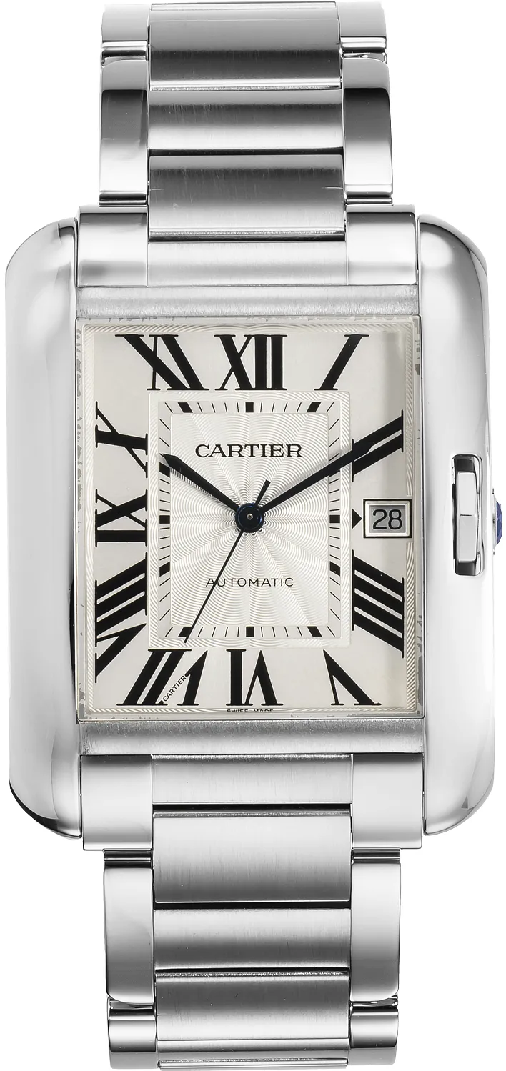 Cartier Tank Anglaise w5310008 35mm Stainless steel Silver Gray