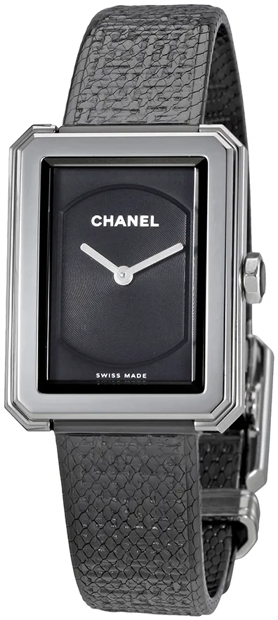 Chanel Boy-Friend H5317 21.5mm Stainless steel Black