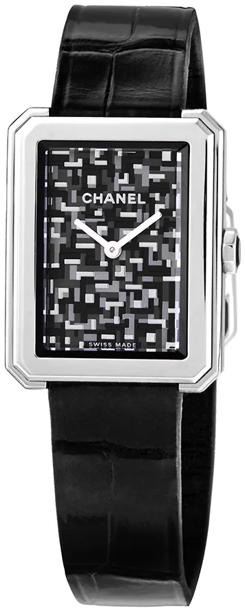 Chanel Boy-Friend H6127 28mm Stainless steel Gray