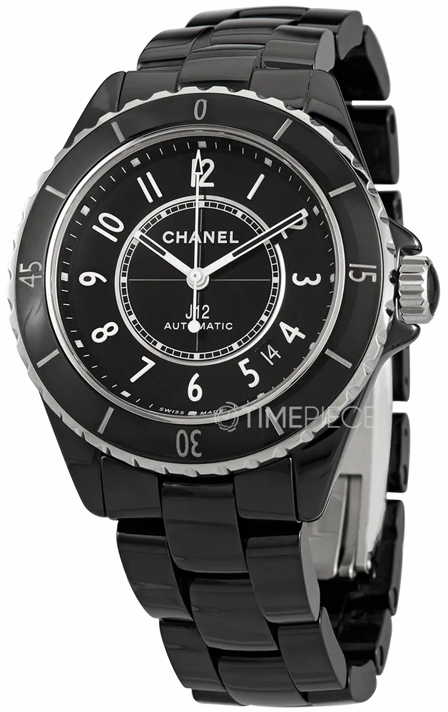 Chanel J12 H5697 38mm Black ceramic Black