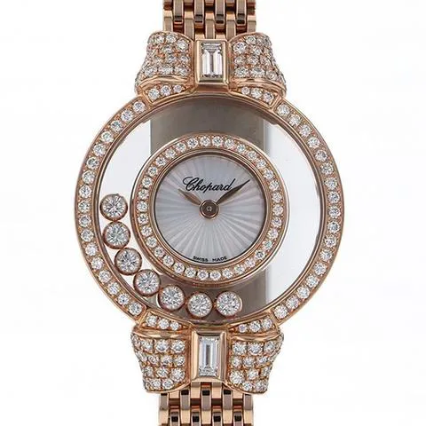 Chopard Happy Diamonds 205596-5201 25mm Rose gold Mother-of-pearl