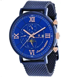 Christian Van Sant Somptueuse LTD CV1158 46mm Stainless steel Blue