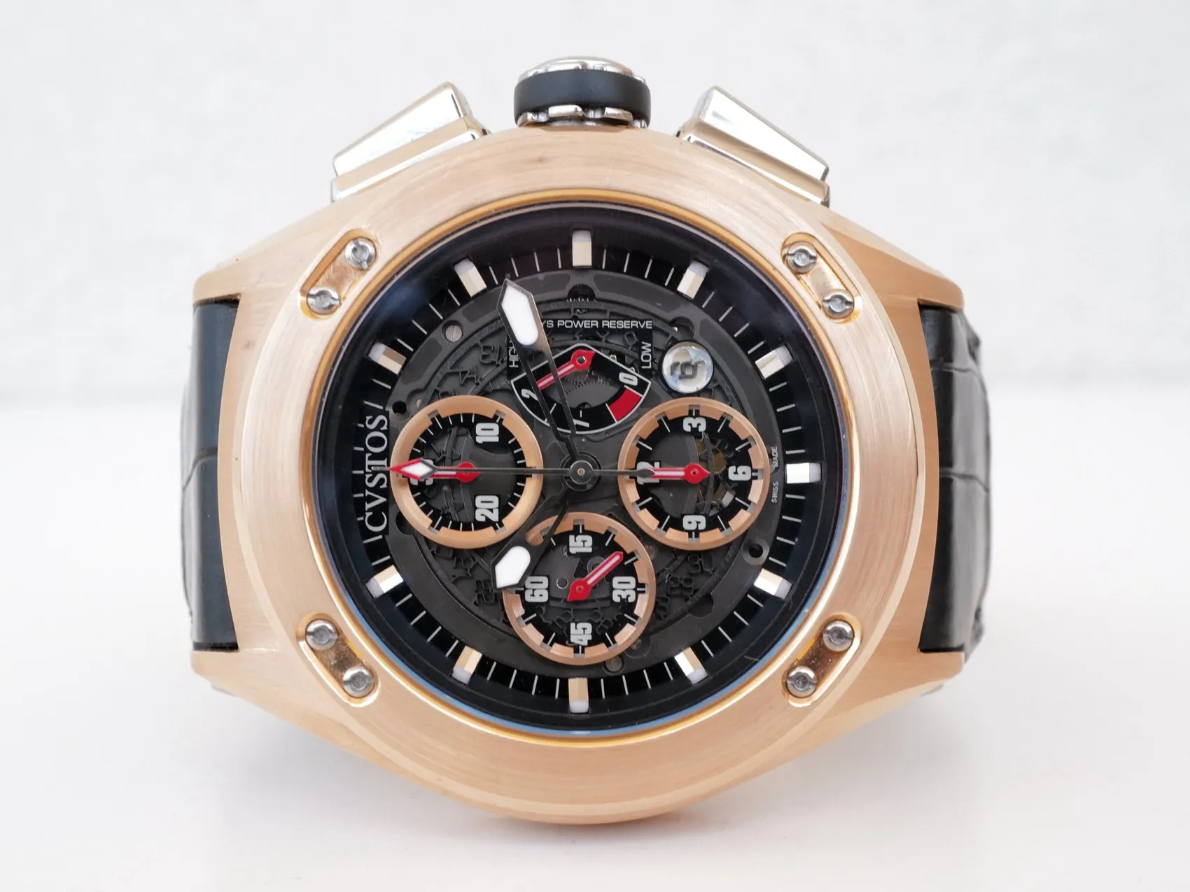 Cvstos Challenge-R CR50 C RGR 50mm Yellow gold Black 3