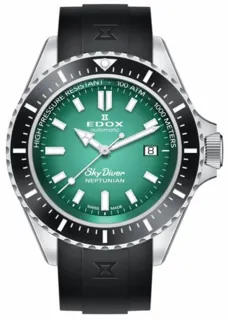 Edox Skydiver 80120-3NCA-VDN Stainless steel Green