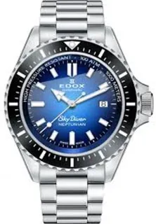 Edox Skydiver 80120 3NM Stainless steel Blue