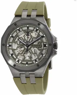 Edox Delfin 85303 357GNCAV Stainless steel Skeletonized