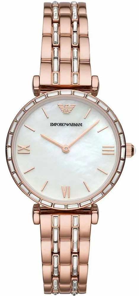 Emporio Armani Gianni T-Bar AR11294 32mm Stainless steel Mother-of-pearl