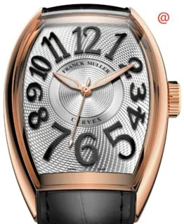 Franck Muller Cintree Curvex CX40SCAT(5N5NACNR 18kt Rose Gold Silver