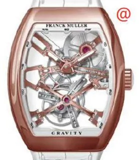 Franck Muller Gravity V45TGRAVITYCSSQT(5NBC 18kt Rose Gold Skeletonized