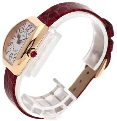 Franck Muller Heart 5002SQZ 26mm Rose gold Silver