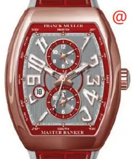 Franck Muller Master Banker V45MBSCDT5NRG(TTBLC5N Rose gold Red