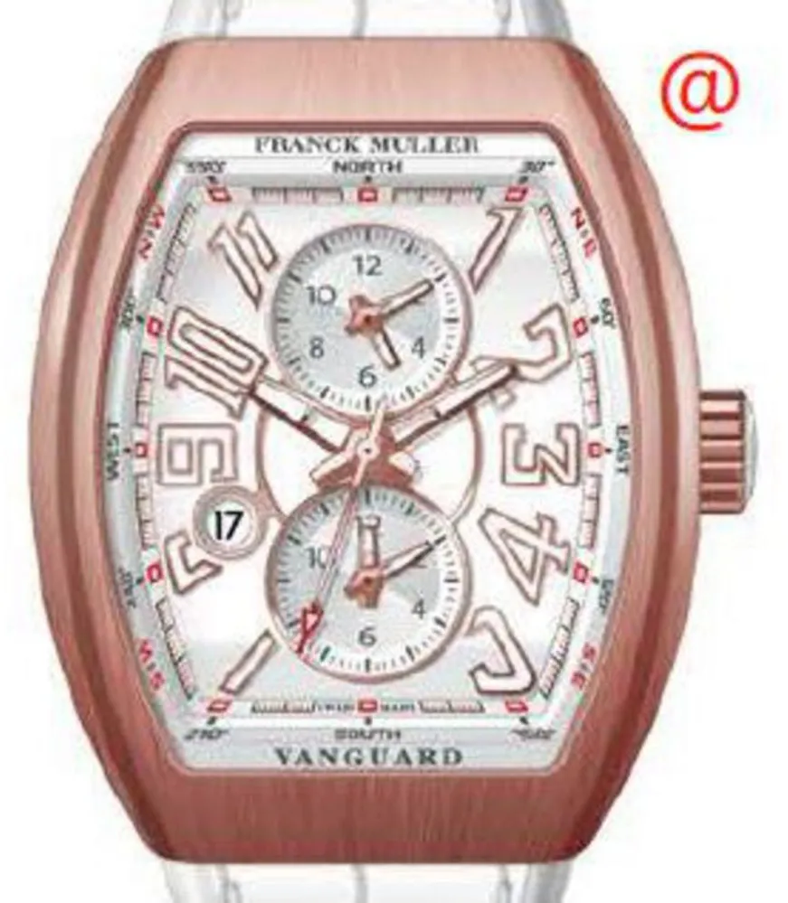 Franck Muller Master Banker V45MBSCDT5NBRBC(BLCBLC5NBR 45mm Rose gold White