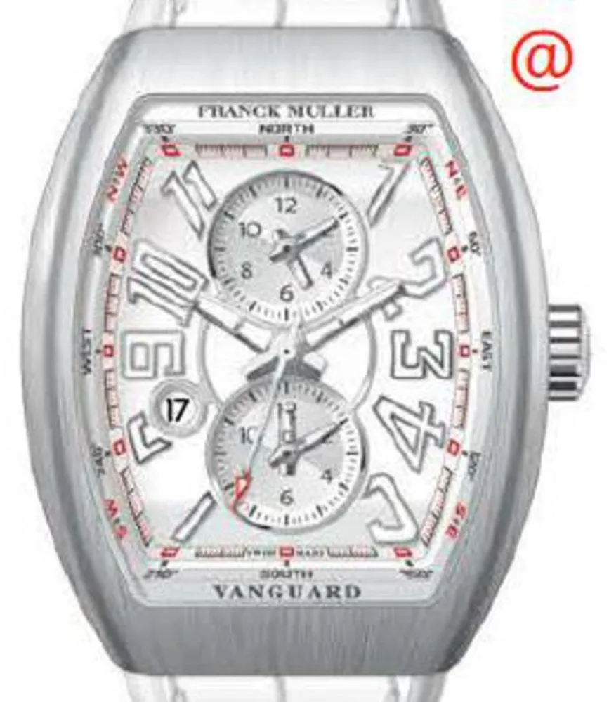 Franck Muller Master Banker V45MBSCDTACBRBC 45mm Stainless steel White