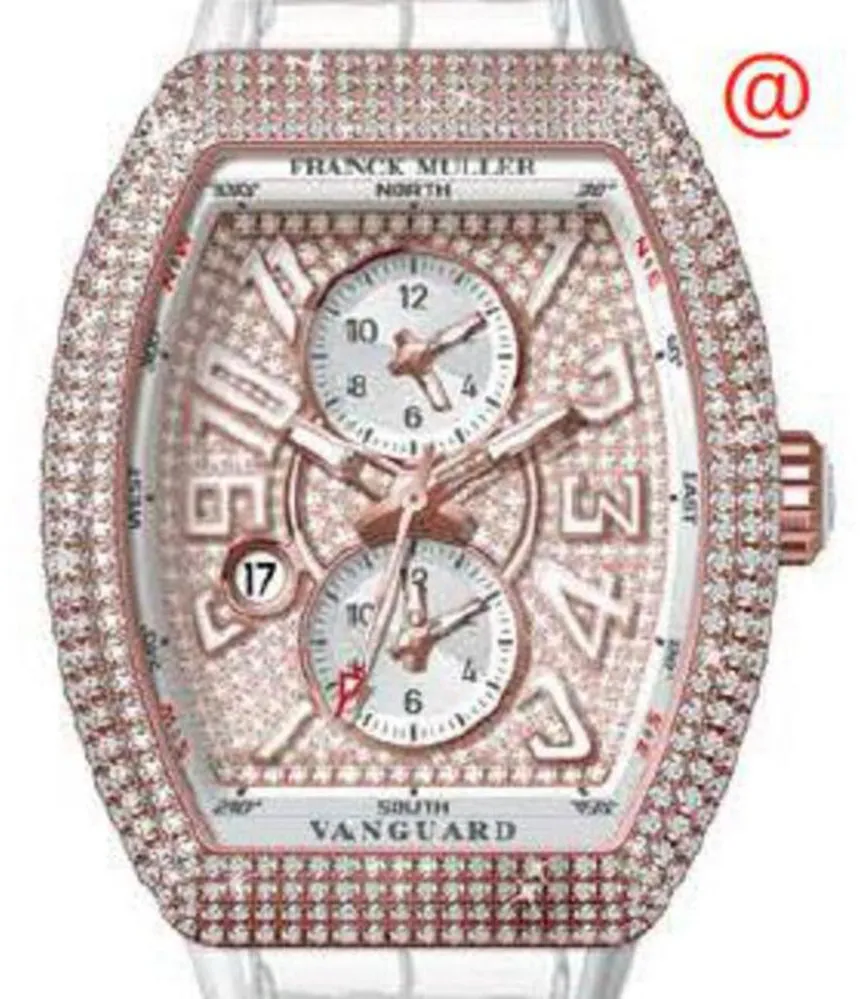 Franck Muller Master Banker V45MBSCDTDCD5NBC(DIAMBLC5N 45mm Rose gold Rose gold