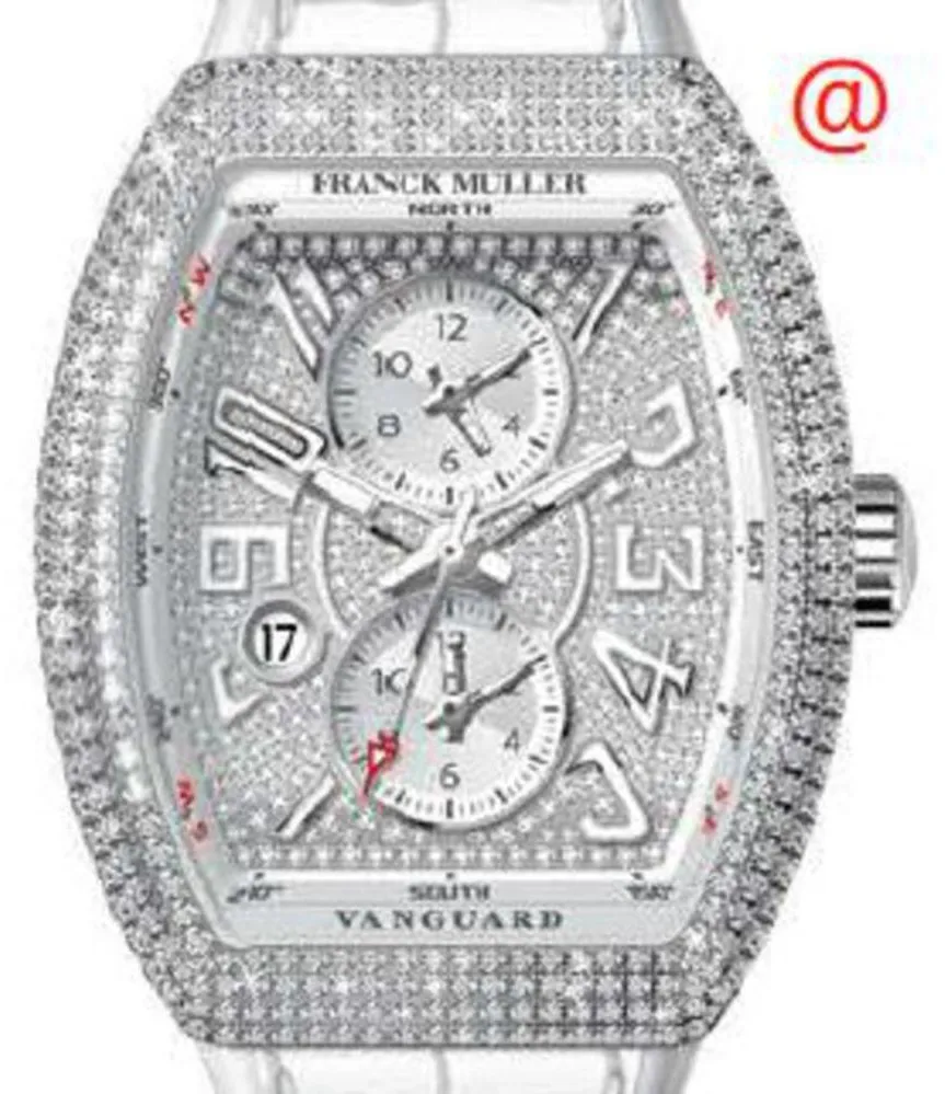 Franck Muller Master Banker V45MBSCDTDCDACBC 45mm Stainless steel White