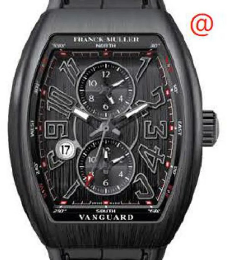 Franck Muller Master Banker V45MBSCDTTTNRBRTT 45mm Titanium Black